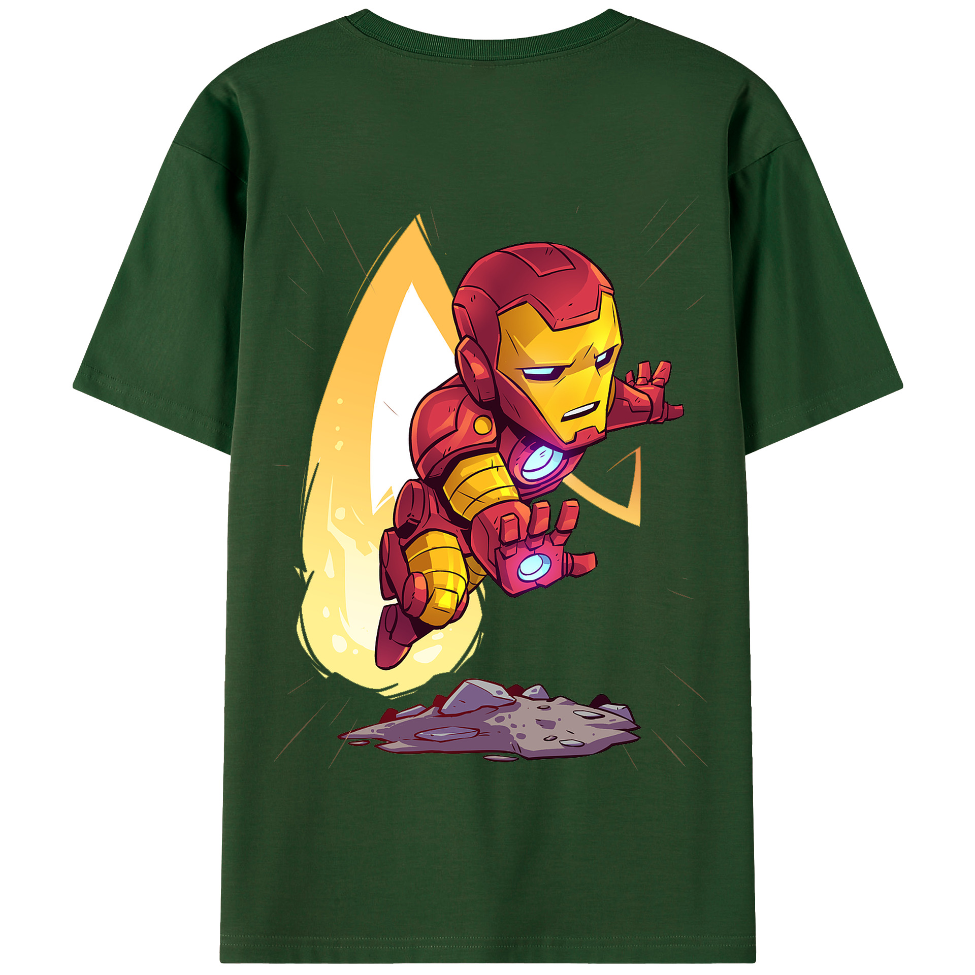 （画像用） アベンジャーズ The Avengers 綿100％半袖Tシャツ（背面プリント）